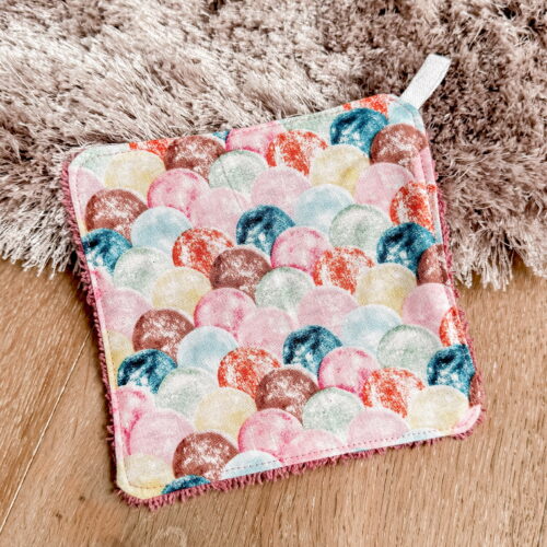 Waschtuch Bobbels Altrosa